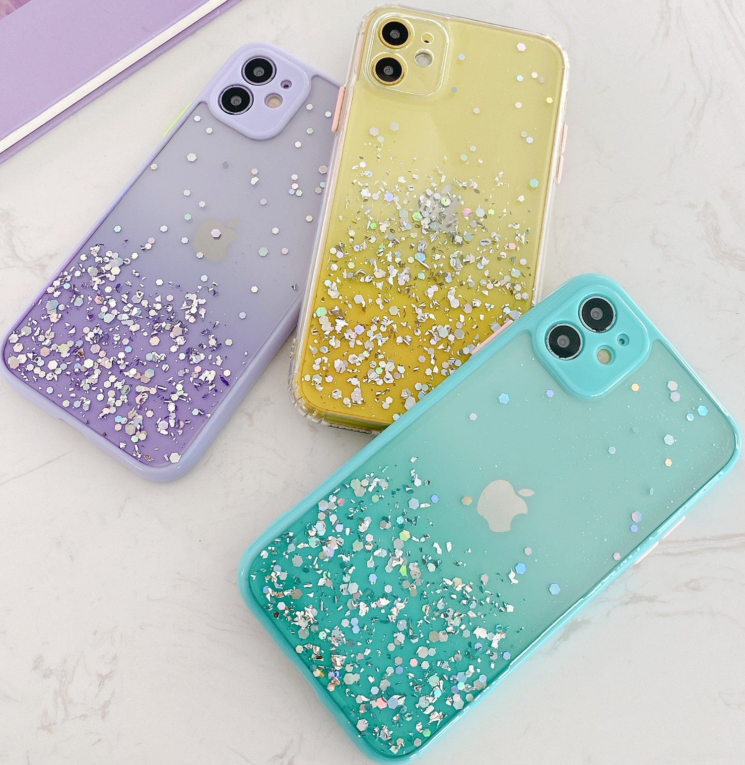 GradientGlitz Glitter Gradient Phone Case