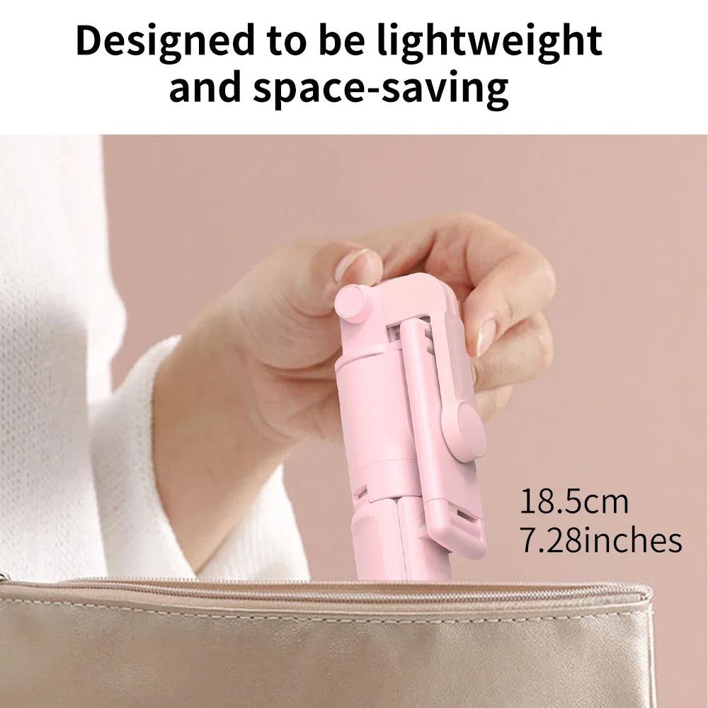 Wireless Selfie Stick Tripod Stand with Detachable Remote for iPhone Mobile Phone Streaming selfie stick  phone tripod stand