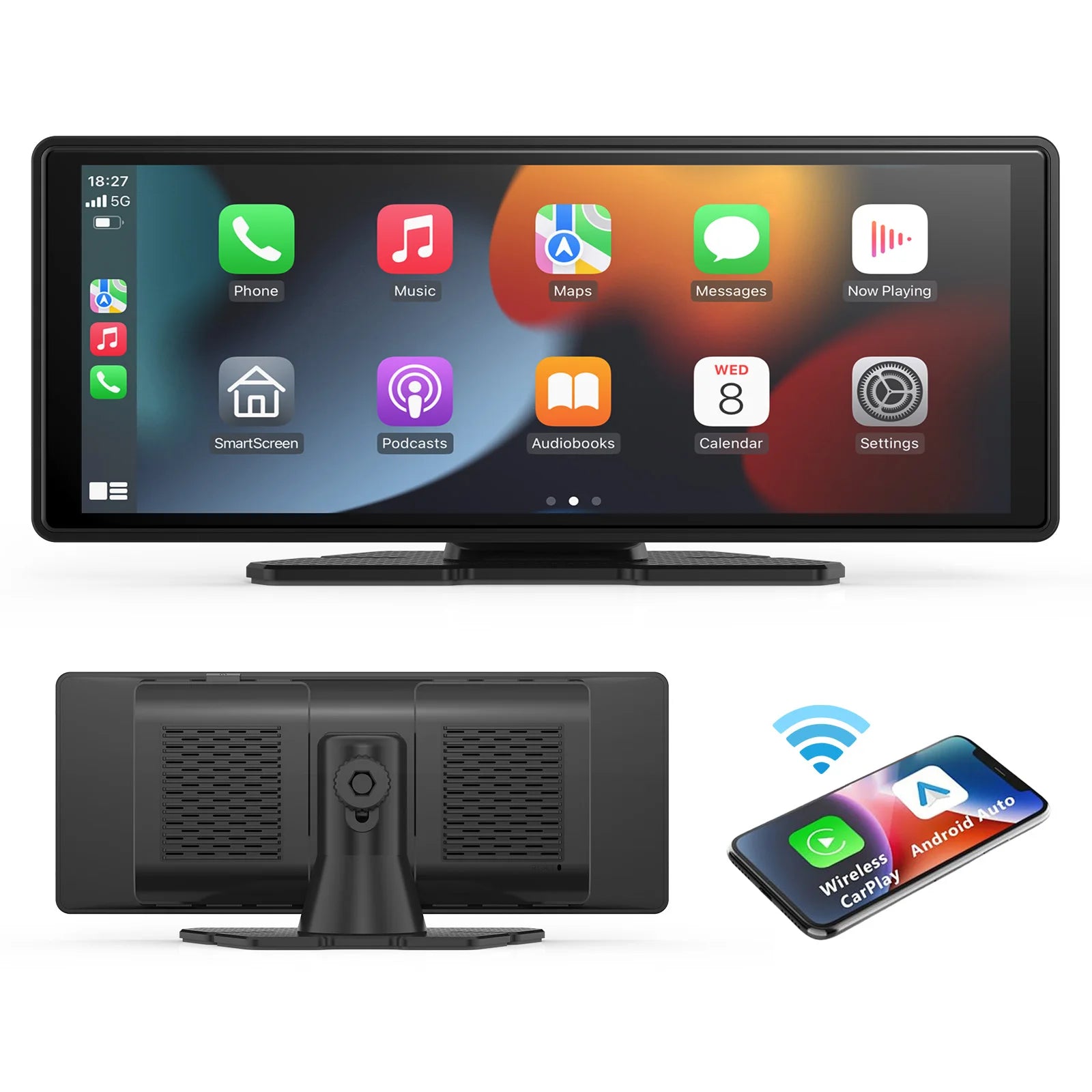 Universal 10.26” Screen Car Radio Multimedia WIFI Video Player Wireless Carplay Screen for Apple Or Android
