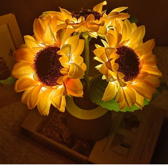 SunGleam Rechargeable Sunflower LED Lamp