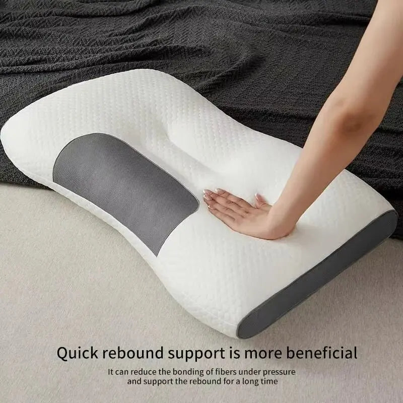 NeckEase Honeycomb Pillow – Cooling, Antibacterial, and Supportive