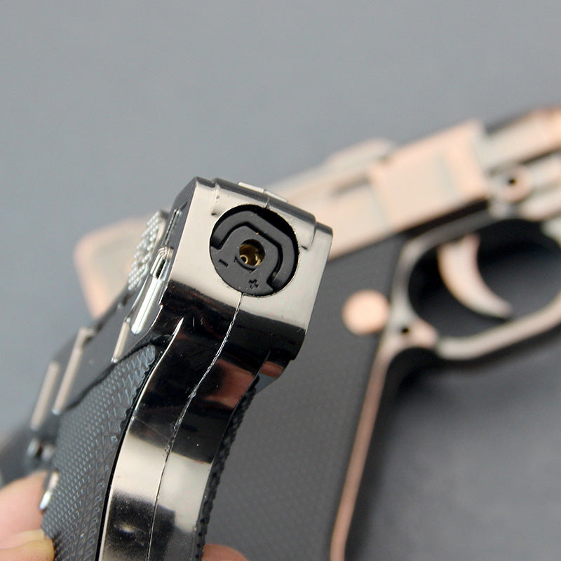 Straight Flush Blue Flame Toy Gun Lighter