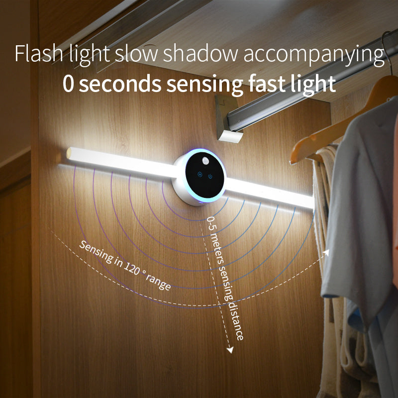 TimeGlow Smart Cabinet Light & Sensor Clock