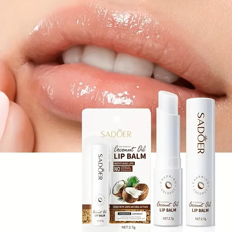 Coconut Lip Balm – Long-Lasting Moisture & Nourishment for Daily Lip Care (Unisex)