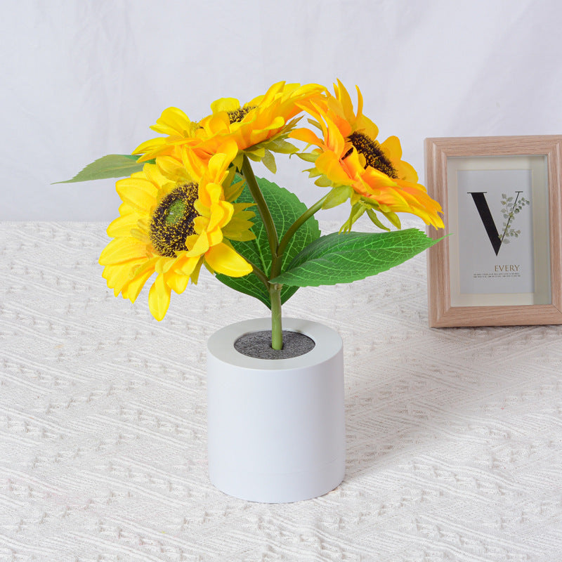 SunGleam Rechargeable Sunflower LED Lamp