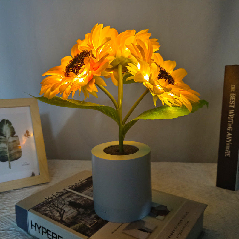 SunGleam Rechargeable Sunflower LED Lamp