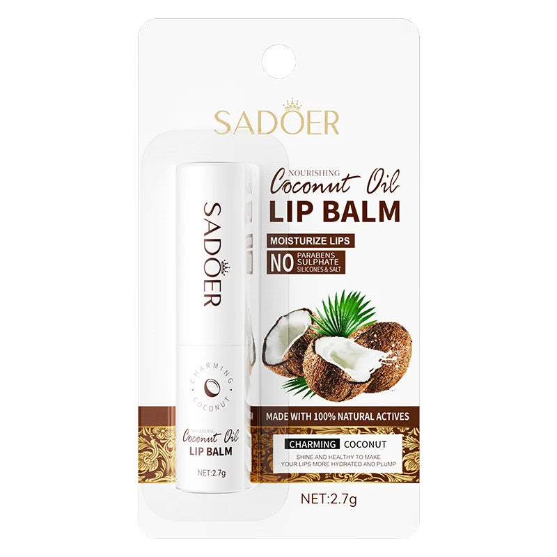 Coconut Lip Balm – Long-Lasting Moisture & Nourishment for Daily Lip Care (Unisex)
