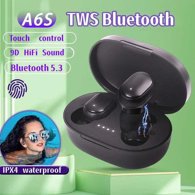 A6S TWS Wireless Earbuds – Bluetooth 5.0 Sport Stereo Earphones